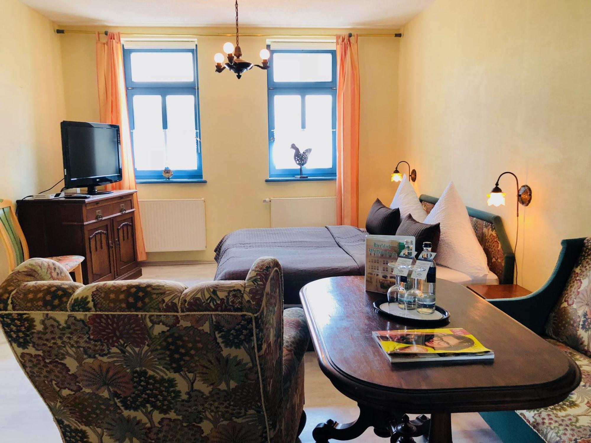 Hotel-Restaurant Thueringer Hof Bad Frankenhausen Værelse billede